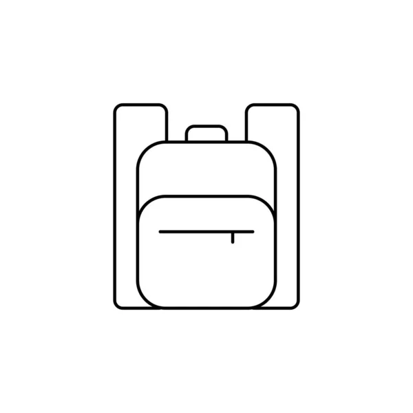 Bolsa Icono Vector Ilustración — Archivo Imágenes Vectoriales