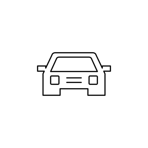 Vettore Icona Auto Isolato Sfondo Bianco Vostro Web Mobile App — Vettoriale Stock