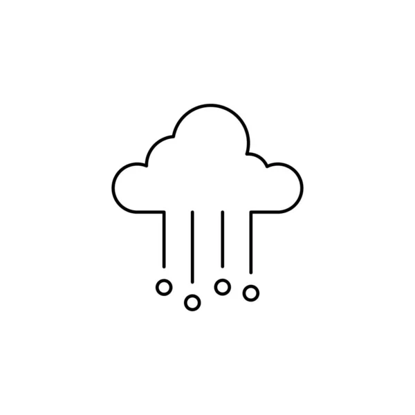 Cloud Icon Design Vektorvorlage — Stockvektor