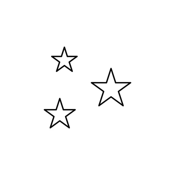 Stern Symbol Vektor Isoliert Auf Weißem Hintergrund Für Ihr Web — Stockvektor
