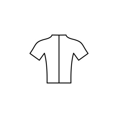 shirt simgesi vektör illüstrasyonu