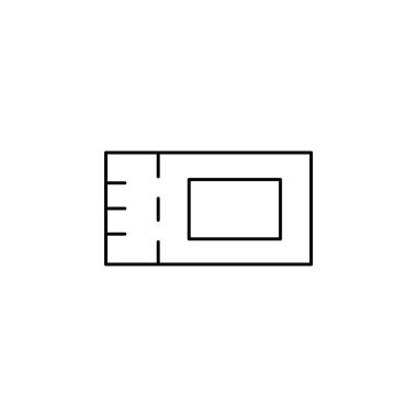Bilet, Geçiş, Olay, Fiş ikonu vektör illüstrasyonu