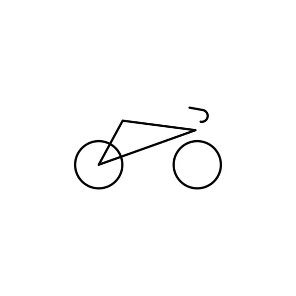 Bicicleta Ícone Vetor Ilustração — Vetor de Stock