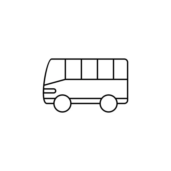 Icono Bus Vector Ilustración — Archivo Imágenes Vectoriales