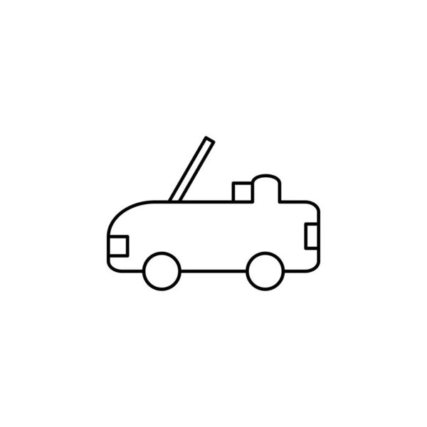 Ilustração Vetor Ícone Carro Automóvel Transporte — Vetor de Stock