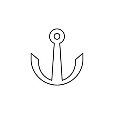 çapa simgesi vektör illüstrasyonu