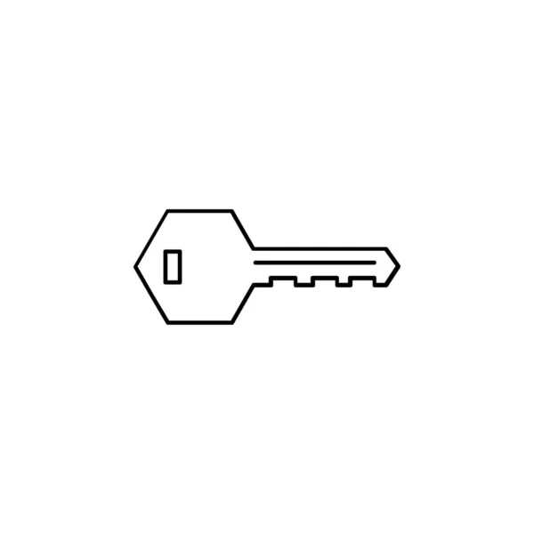 Ilustrație Vectorială Cheie Icon — Vector de stoc