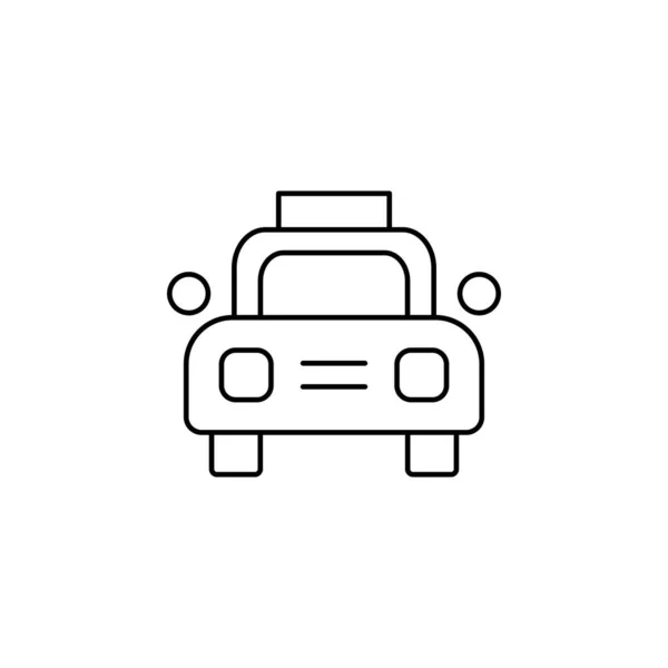 Taxi Coche Icono Vector Ilustración Diseño — Vector de stock