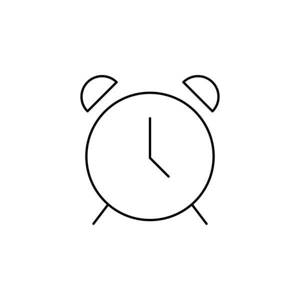 Icono Del Reloj Despertador Ilustración Simple Los Iconos Del Vector — Vector de stock