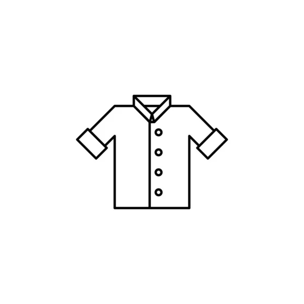 Camisa Icono Vector Ilustración — Vector de stock