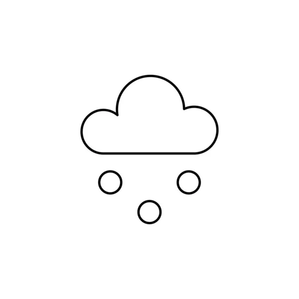 Projekt Ikony Chmury Prognoza Pogody Przyroda Środowisko Dekoracja Sezon Motyw — Wektor stockowy