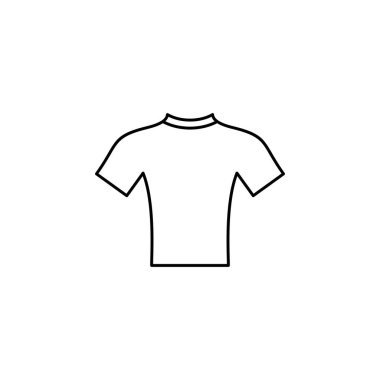 T gömlek simge vektör çizim