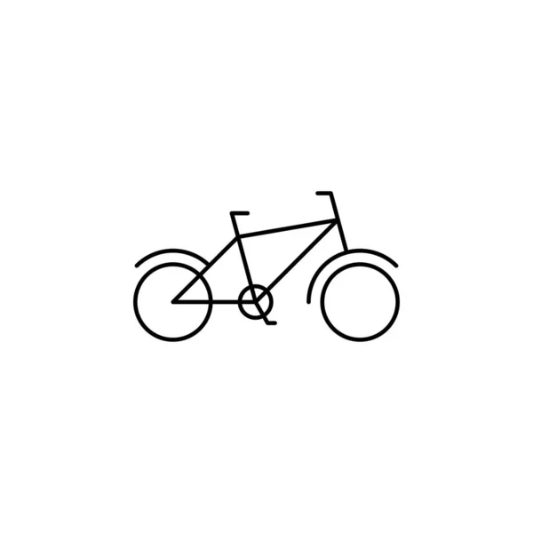 Bicicleta Ícone Vetor Ilustração — Vetor de Stock