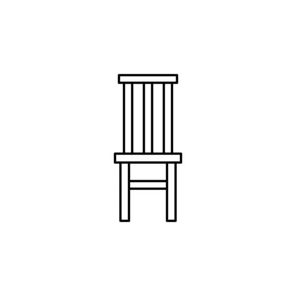 Chair Icon Vector Illustration — Stock Vector