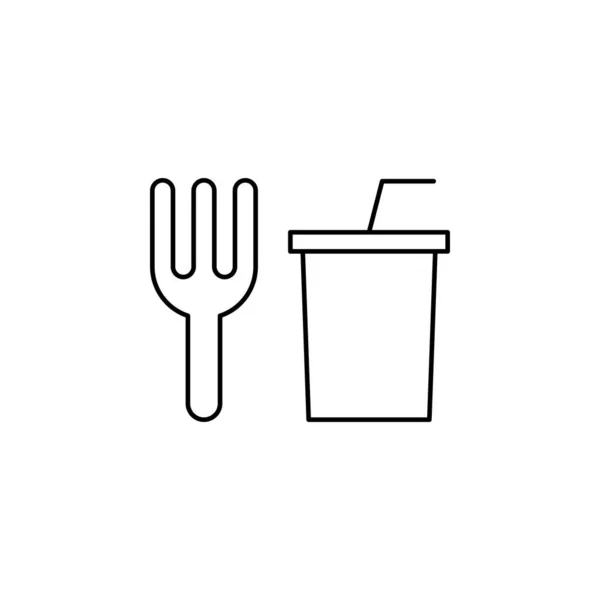 Їжа Значок Векторні Ілюстрації — стоковий вектор
