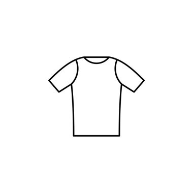 t-shirt simgesi, vektör illüstrasyonu