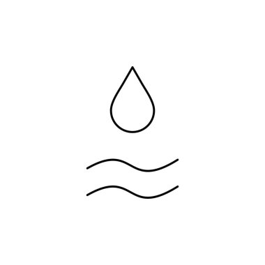 su damlası ikon vektör illüstrasyon tasarımı