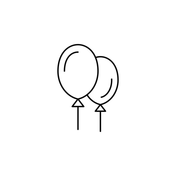 Vektorová Ilustrace Ikony Balónu — Stockový vektor