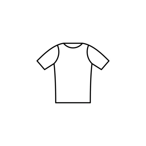 Camiseta Icono Vector Ilustración — Archivo Imágenes Vectoriales