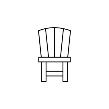 sandalye simgesi çizimi