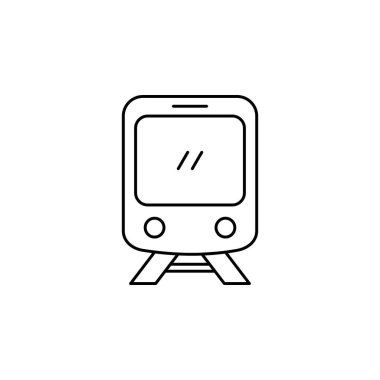 tren simgesi vektör illüstrasyonu