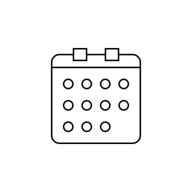 Takvim simgesi vektör illüstrasyon tasarımı