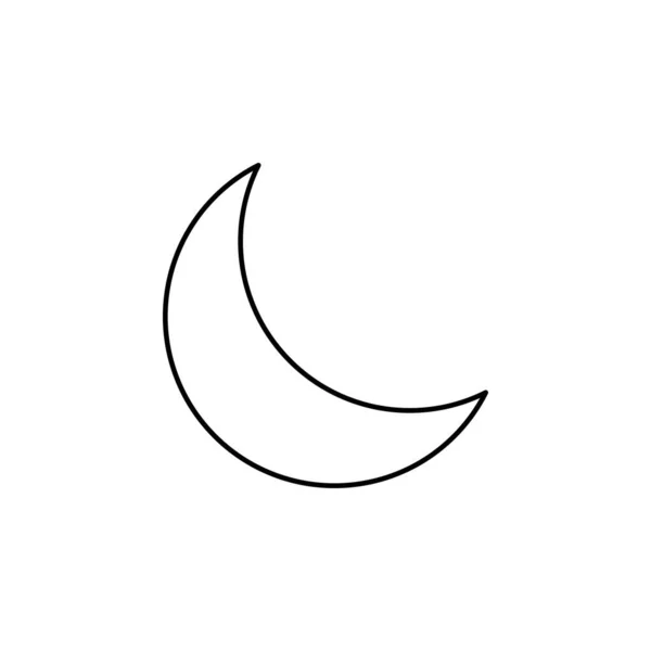 Mond Symbol Vektor Illustration — Stockvektor