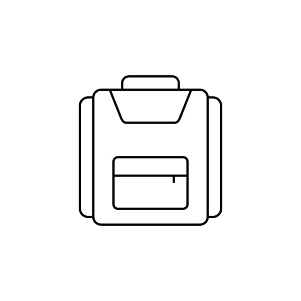 スーツケースのアイコンベクトルイラスト — ストックベクタ