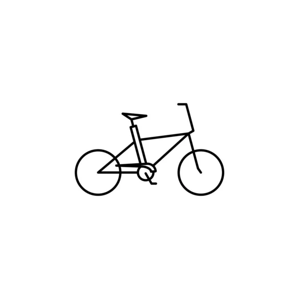 Bicycle Icon Vector Illustration — Stock Vector