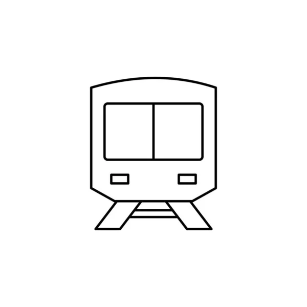 Ikona Vlaku Železniční Symbol — Stockový vektor