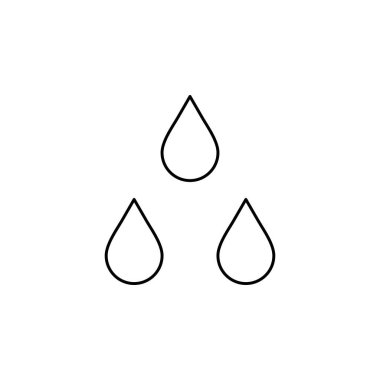 su damlası ikon vektör illüstrasyon tasarımı