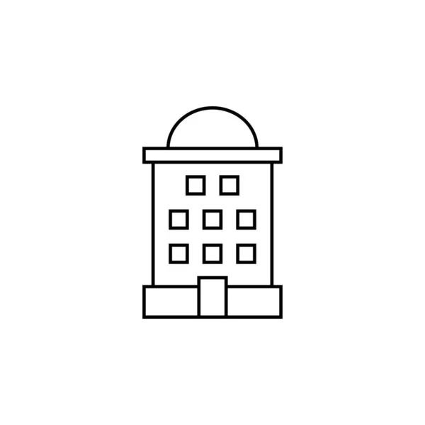 Ikone Des Hotels Vektor Illustration — Stockvektor
