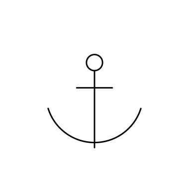 Gemi vektör simgesi. deniz logosu şablonu.