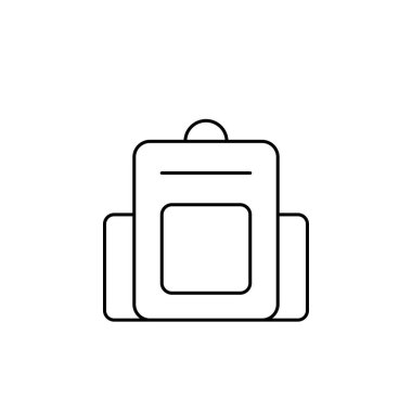 Sırt çantası, Okul, Sırt çantası, Sırt çantası ikonu çizimi.