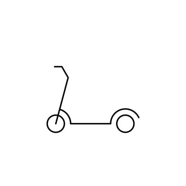 scooter simgesi vektör illüstrasyonu