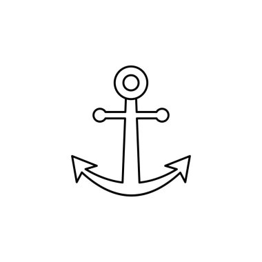 çapa simgesi vektör illüstrasyonu