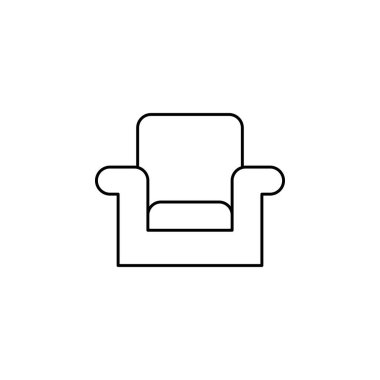 kanepe ikonu vektör illüstrasyonu