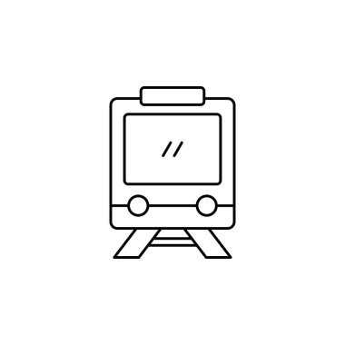 tren simgesi vektör illüstrasyonu