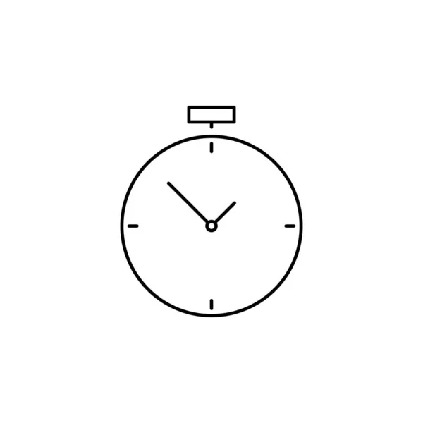 Reloj Icono Vector Ilustración — Vector de stock