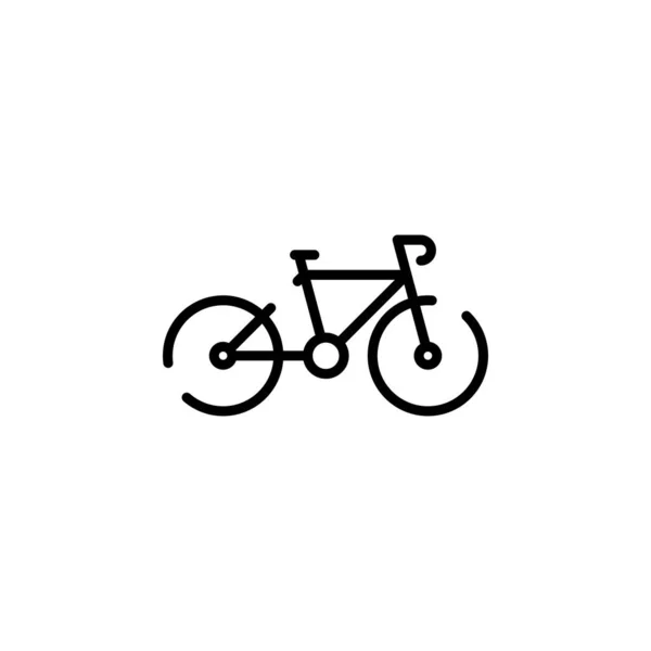 Icono Bicicleta Vector Ilustración — Archivo Imágenes Vectoriales