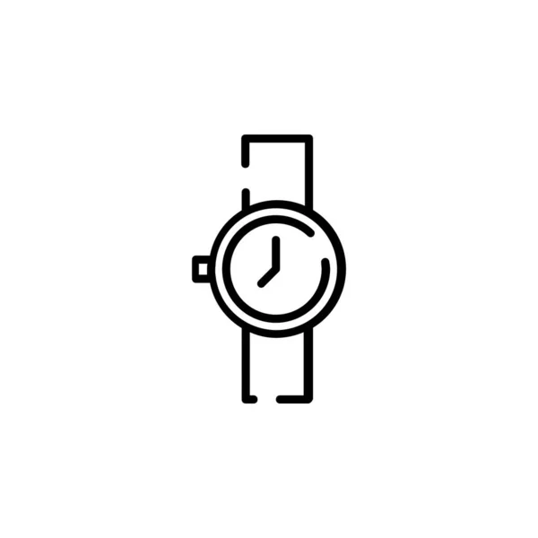 Watch Time Clock Icon Vector Illustration Design — Stok Vektör