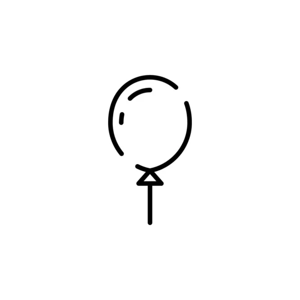 Иконка Воздушного Шара Вектор Изолирован Белом Фоне Логотип Концепции Фейерверк — стоковый вектор