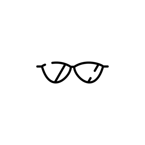 Solglasögon Ikon Vektor Illustration Design Mall — Stock vektor