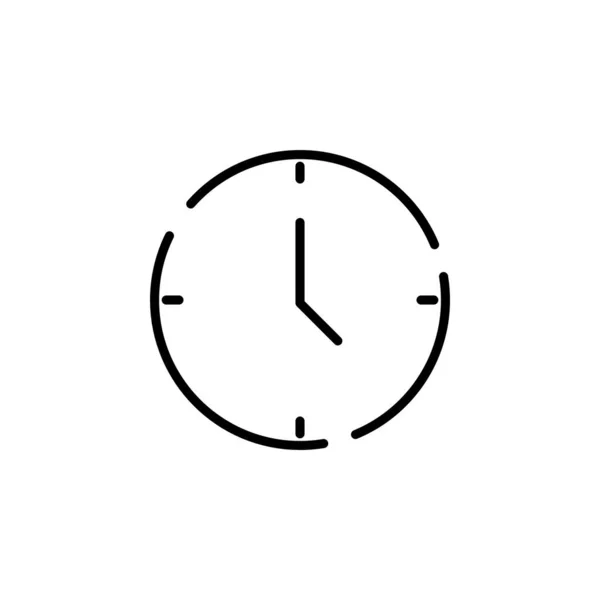 Піктограма Годинника Векторні Ілюстрації — стоковий вектор