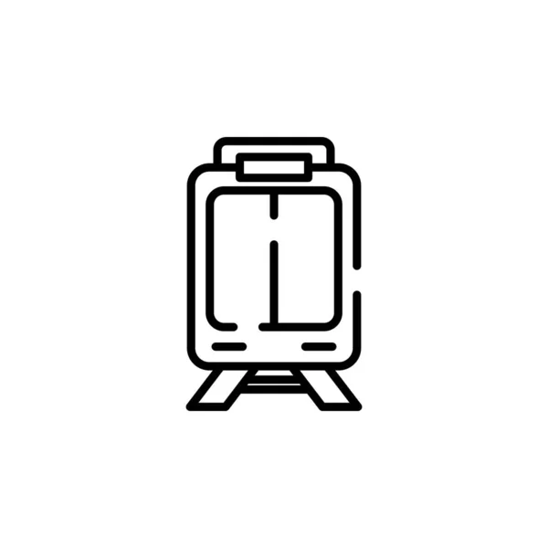 Train Icon Vector Isolated White Background Logo Concept Tea Sign — Vector de stock