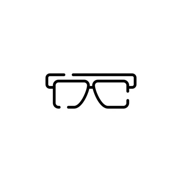 Gafas Icono Vector Ilustración — Vector de stock