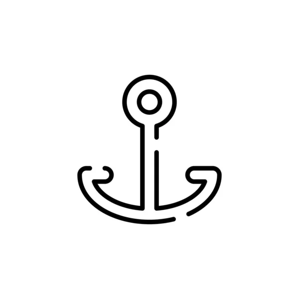 Anchor Icon Vector Illustration — Stock Vector