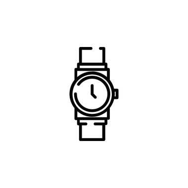 wristwatch icon vector, filled flat sign, solid pictogram isolated on white, logo illustration. watch, linear