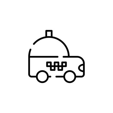 delivery vector icon. thin line style drawing symbol.