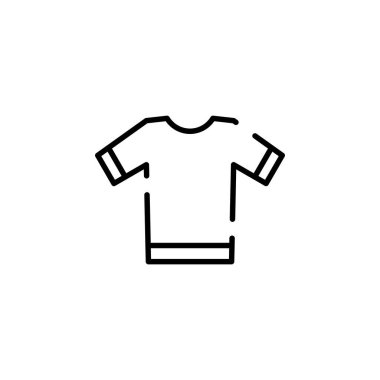 t-shirt simgesi vektör illüstrasyonu